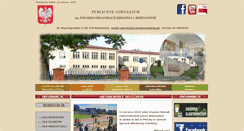 Desktop Screenshot of gimnazjumbodzanow.pl